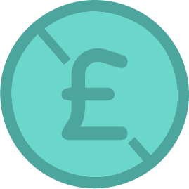 No late fees icon - affordable borrowing with Able Loans
